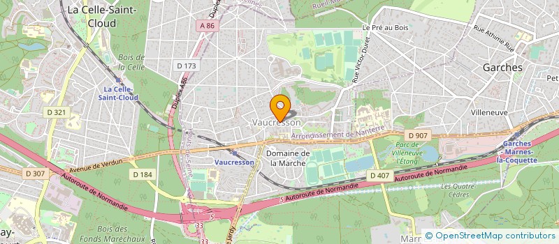 localisation de l'entreprise ASA VOIES ET AVENUES DIVISION THERY à VAUCRESSON
