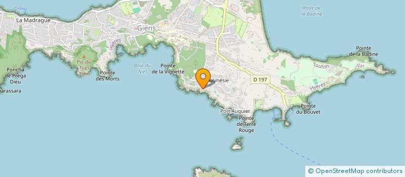 localisation de l'entreprise ASAA 5 à HYERES