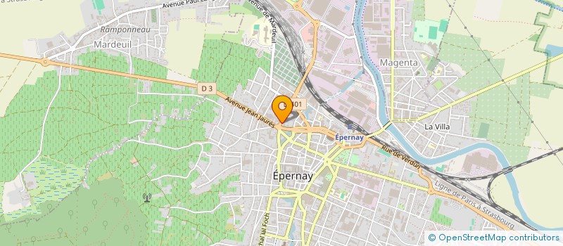 localisation de l'entreprise ASAAN à EPERNAY