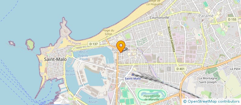 localisation de l'entreprise ASAAVENIR à SAINT-MALO