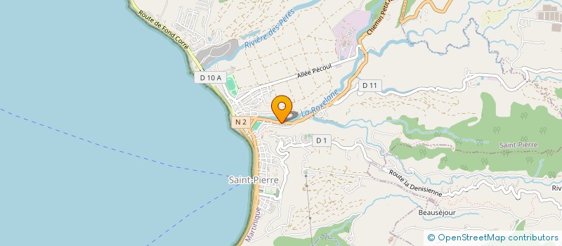 localisation de l'entreprise ASAC HOLDING  SAINT-PIERRE