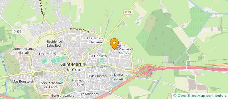 localisation de l'entreprise ASACC (ASSOCIATION SOCIALE ARTISTIQUE CULTURELLE ET CITOYENNE) à SAINT-MARTIN-DE-CRAU