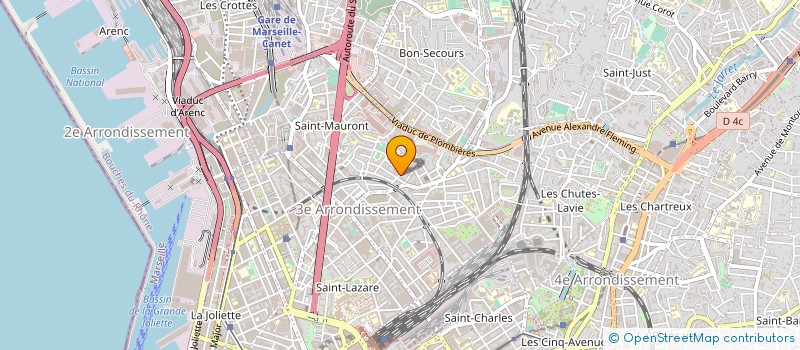 localisation de l'entreprise ASACO à MARSEILLE