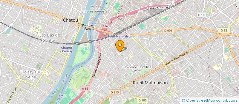 localisation de l'entreprise ASAD  RUEIL-MALMAISON