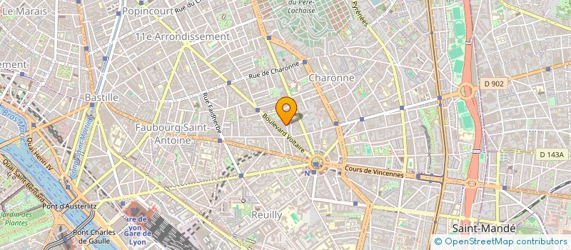 localisation de l'entreprise ASADIN  PARIS