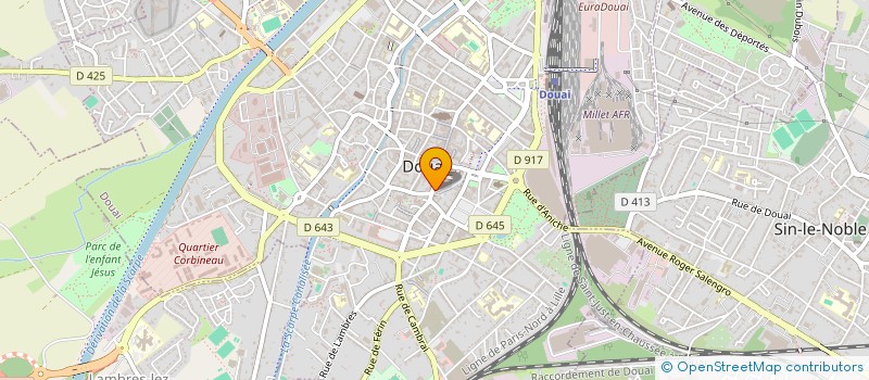 localisation de l'entreprise ASADOS  DOUAI