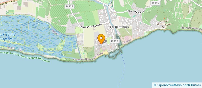 localisation de l'entreprise ASAE  LA LONDE-LES-MAURES