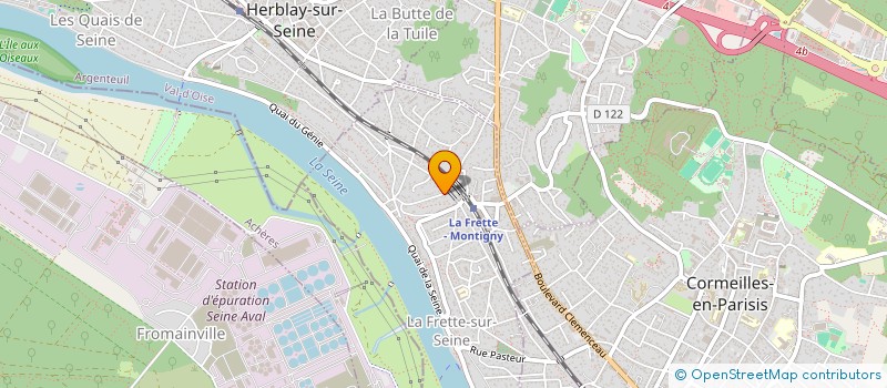 localisation de l'entreprise ASAE IMMO  LA FRETTE-SUR-SEINE