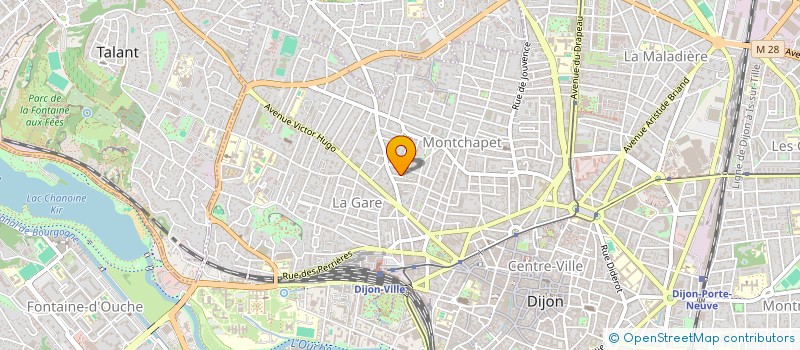 localisation de l'entreprise ASAGAO à DIJON