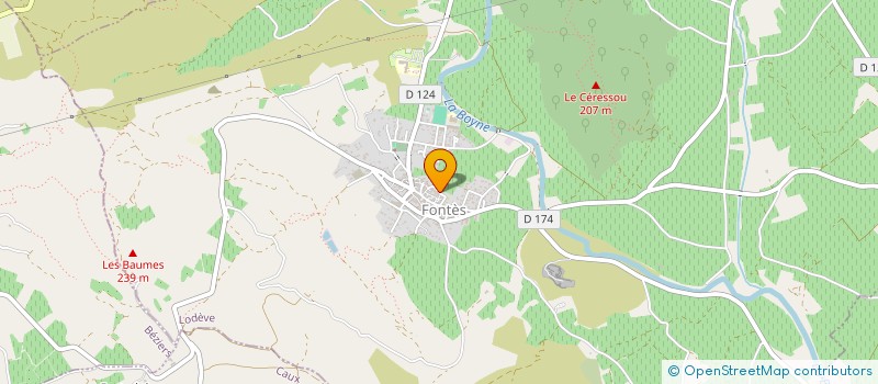 localisation de l'entreprise ASAGOTA  FONTES