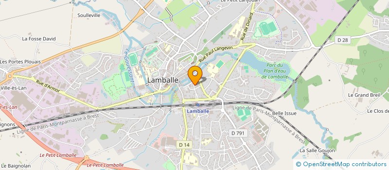 localisation de l'entreprise ASAHI DOJO à LAMBALLE-ARMOR