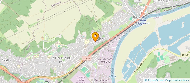 localisation de l'entreprise ASAILYA  VILLERS-SAINT-PAUL