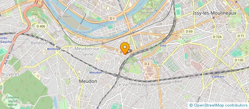 localisation de l'entreprise ASAIS à MEUDON