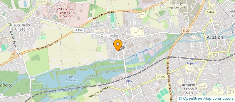 localisation de l'entreprise ASAJ  OLLAINVILLE