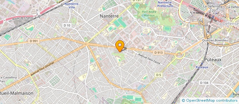 localisation de l'entreprise ASAKHY FRANCE  NANTERRE