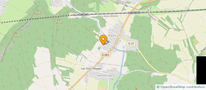 localisation de l'entreprise ASAL  AIBRE