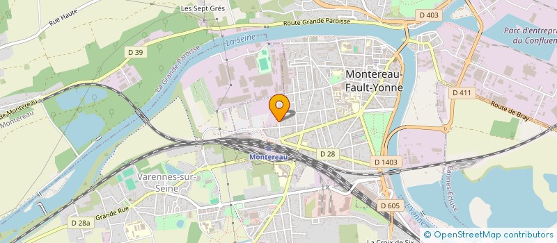 localisation de l'entreprise ASAL à MONTEREAU-FAULT-YONNE