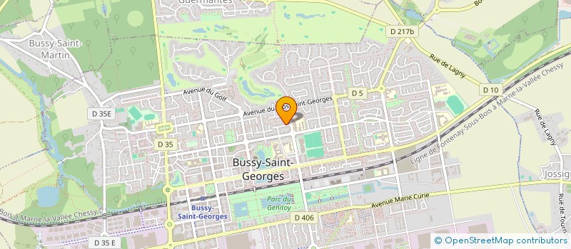 localisation de l'entreprise ASAM  BUSSY-SAINT-GEORGES