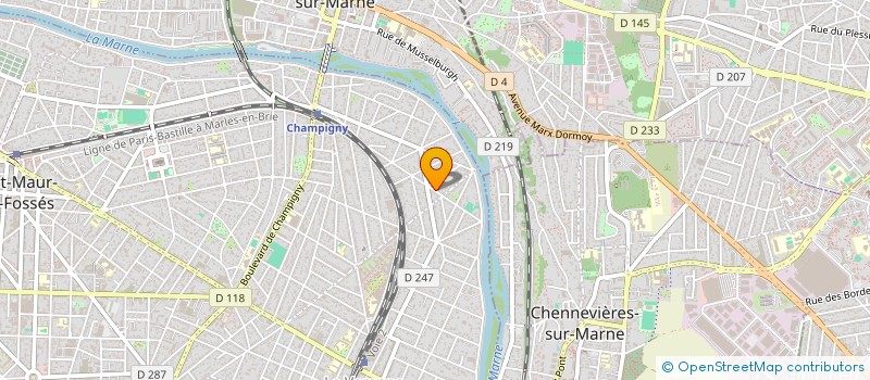 localisation de l'entreprise ASAM CONSULTING à SAINT-MAUR-DES-FOSSES