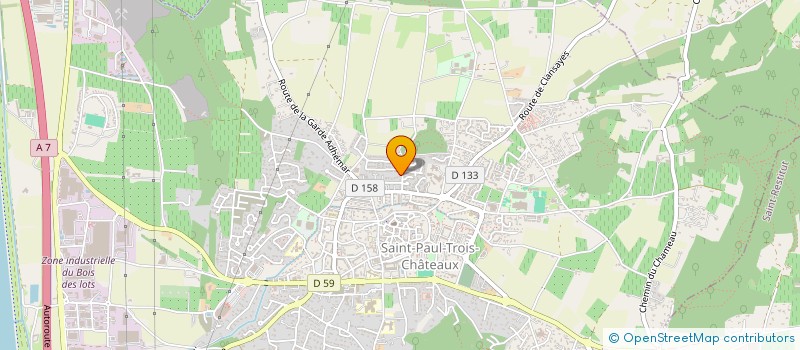 localisation de l'entreprise ASAM DROME PROVENCALE  SAINT-PAUL-TROIS-CHATEAUX