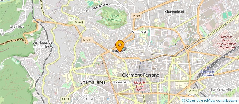 localisation de l'entreprise ASAMAAN  CLERMONT-FERRAND