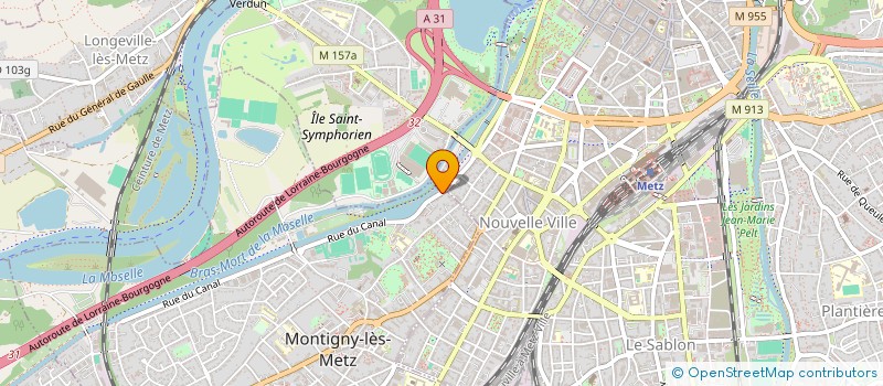 localisation de l'entreprise ASANA IMMO  MONTIGNY-LES-METZ