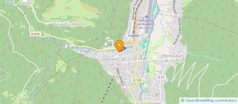 localisation de l'entreprise ASANAZ  BAGNERES-DE-LUCHON