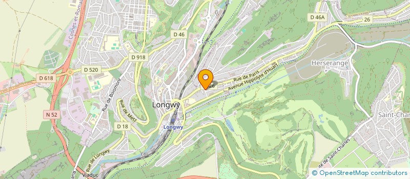 localisation de l'entreprise ASANE à LONGWY
