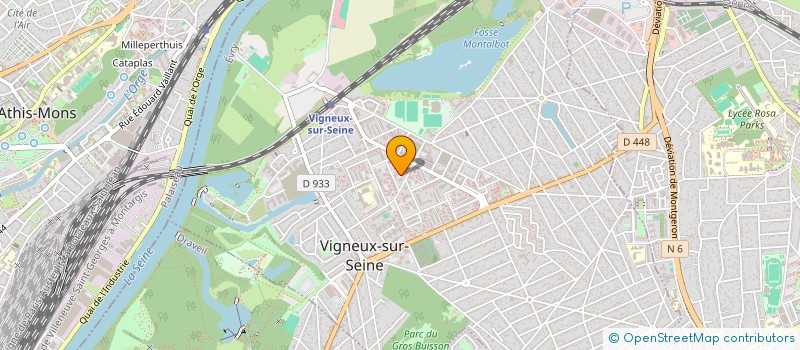 localisation de l'entreprise ASANIA à VIGNEUX-SUR-SEINE