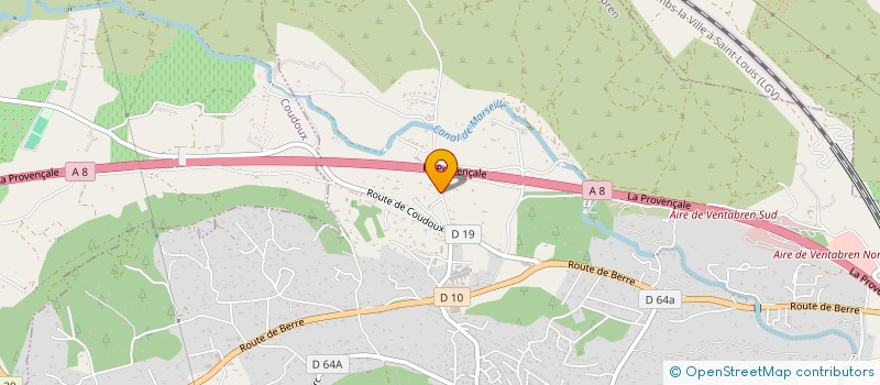 localisation de l'entreprise ASANTE  VENTABREN