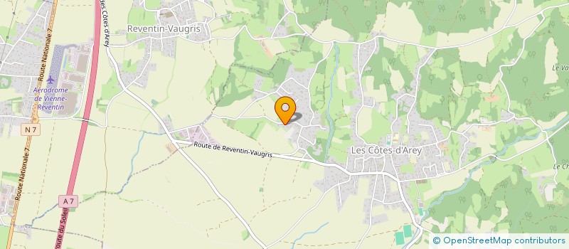 localisation de l'entreprise ASANXA  LES COTES-D'AREY