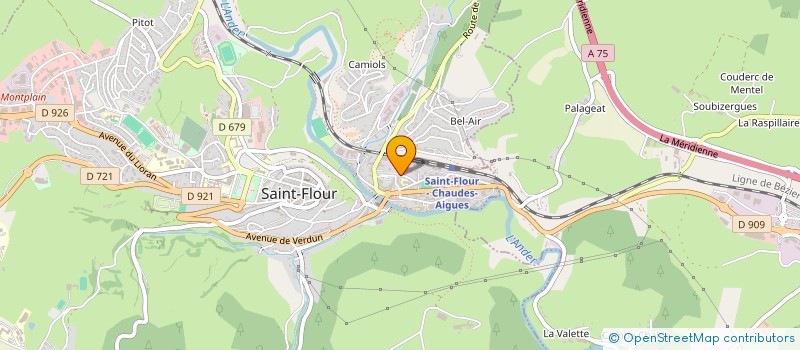 localisation de l'entreprise ASAP 15 FORMATION à SAINT-FLOUR