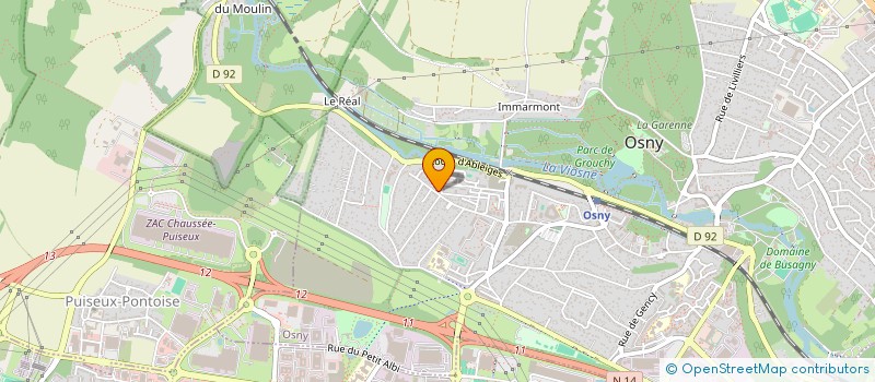 localisation de l'entreprise ASAP  OSNY