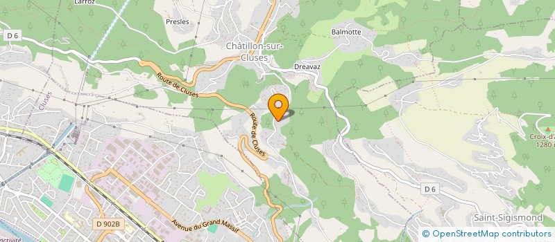 localisation de l'entreprise ASAP à CHATILLON-SUR-CLUSES