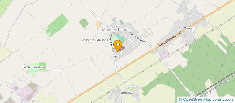 localisation de l'entreprise ASAP à MONTIERCHAUME