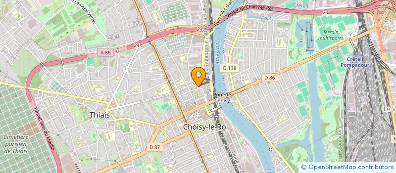 localisation de l'entreprise ASAP à CHOISY-LE-ROI