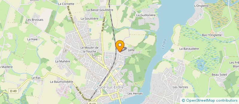 localisation de l'entreprise ASAP ANALYTICS  SUCE-SUR-ERDRE