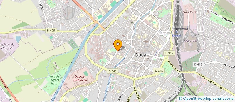 localisation de l'entreprise ASAP AVOCATS à DOUAI