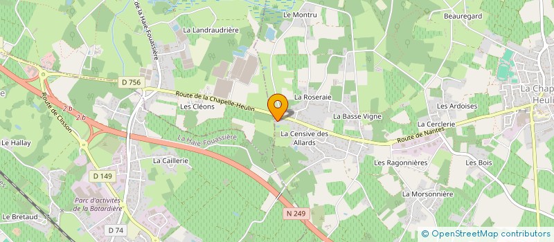localisation de l'entreprise ASAP DEVELOPPEMENT à COUERON