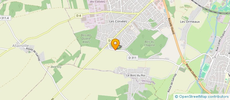 localisation de l'entreprise ASAP EXPERTISE à VERNOUILLET