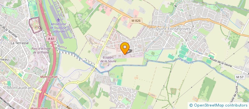 localisation de l'entreprise ASAP INTERIM  QUINT-FONSEGRIVES