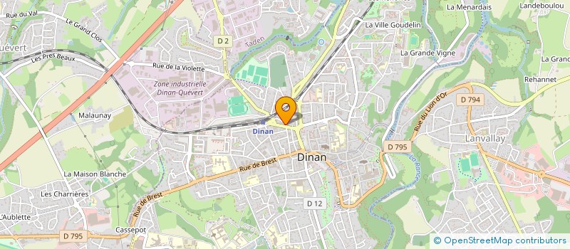 localisation de l'entreprise ASAP INVEST  DINAN