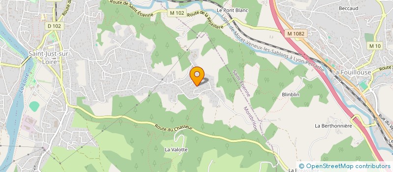 localisation de l'entreprise ASAP INVESTISSEMENT  SAINT-JUST-SAINT-RAMBERT