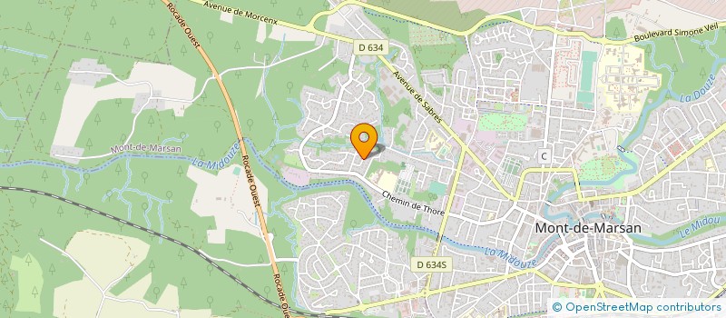 localisation de l'entreprise ASAP MDM  MONT-DE-MARSAN