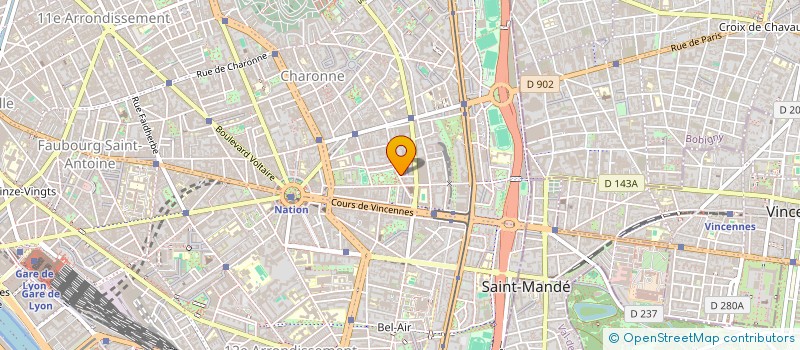 localisation de l'entreprise ASAP'OSTEO  PARIS