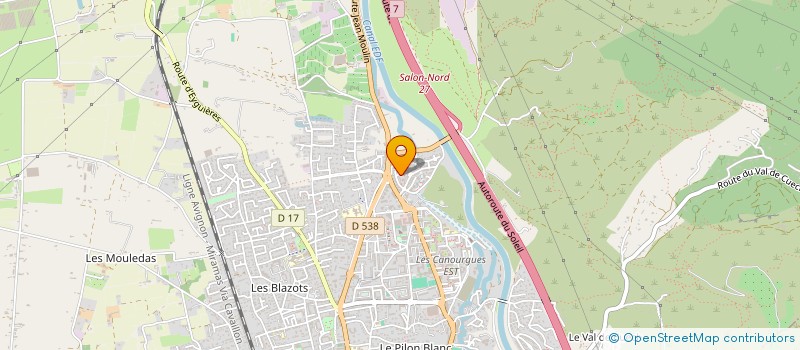localisation de l'entreprise ASAP-PROVENCE à SALON-DE-PROVENCE