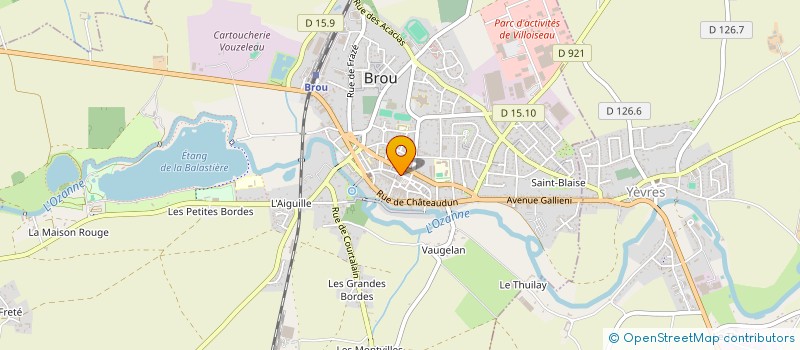 localisation de l'entreprise ASAP PUBLICITE à BROU