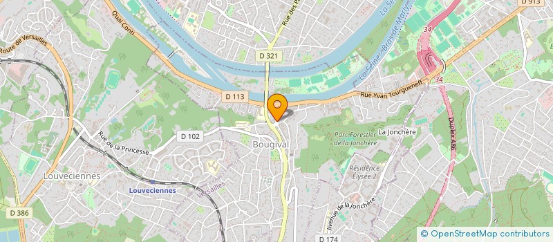 localisation de l'entreprise ASAP RIVIERA TRANSPORTS  BOUGIVAL