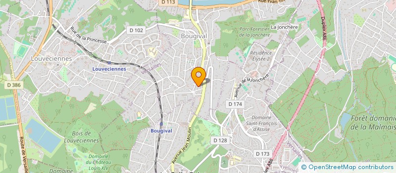 localisation de l'entreprise ASAP SAS  BOUGIVAL