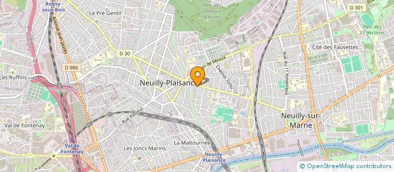 localisation de l'entreprise ASAP SERVICES à NEUILLY-PLAISANCE